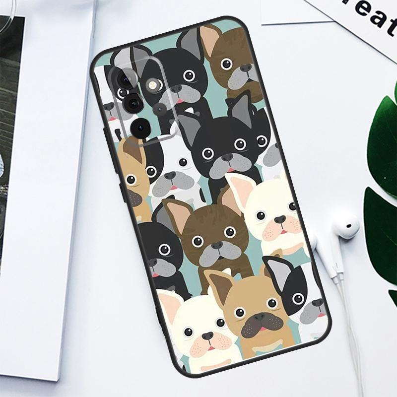 french bulldog For Samsung Galaxy A06 A05 A16 A54 A34 A14 A55 A35 A15 A53 A33 A13 A22 A32 A52 Phone Case