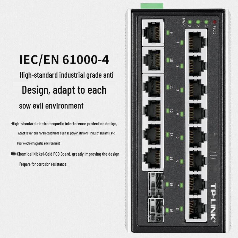 Tp-Link 16-Port Gigabit Industrial Cloud Managed Switch