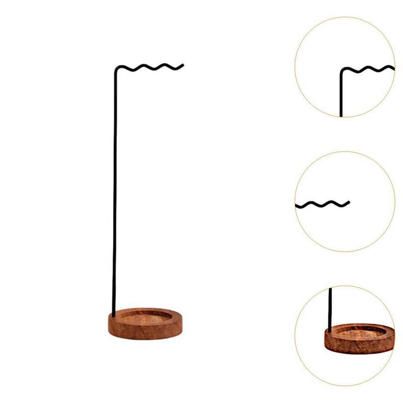 AS60-Calligraphy Brush Holder Rack Wind Chime Stand Desk Organizer Brush Hanger For Hanging Pottery