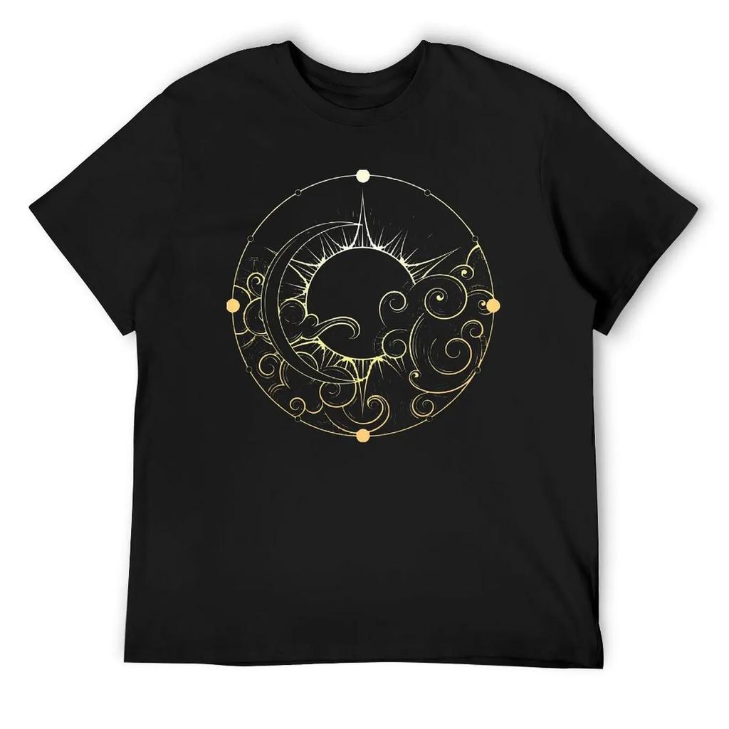 Fresh Sun And Moon For Sale T-shirt  Movement Tees Graphic Cool Humor Graphic Leisure Eur Size