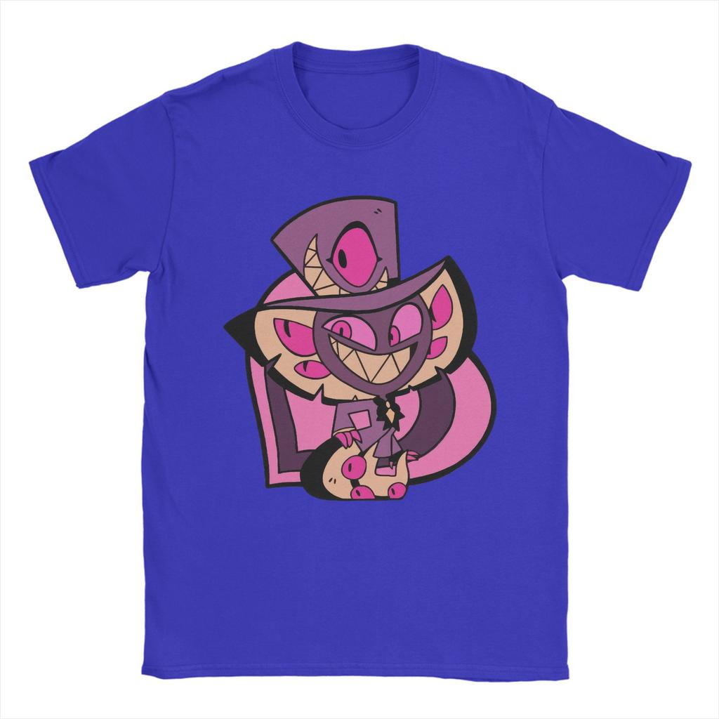 Lustiges Sir Pentious Hazbins Hotels T-Shirt für Herren Rundhals Baumwoll-T-Shirt Kurzarm T-Shirt Geschenkidee Oberteile