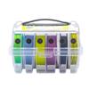 Fishing Tackle Box 6 Compartments Fishing Accessories Line Hook Storage Case Double Sided Fishing Tool Organizers Box