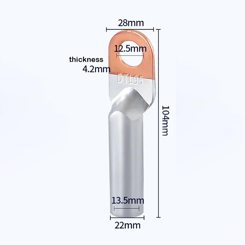 Small Cable Wire Connector Non-Insulated Terminal  Block Wire Joint Copper Connectors  Wire