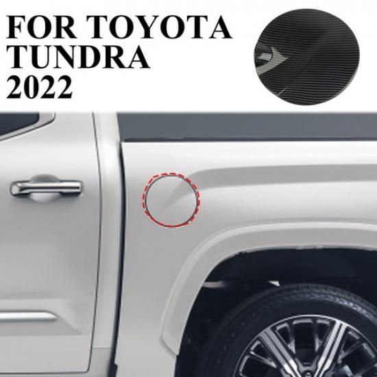 Накладка на лючок бензобака в стиле карбона Для Toyota Tundra +