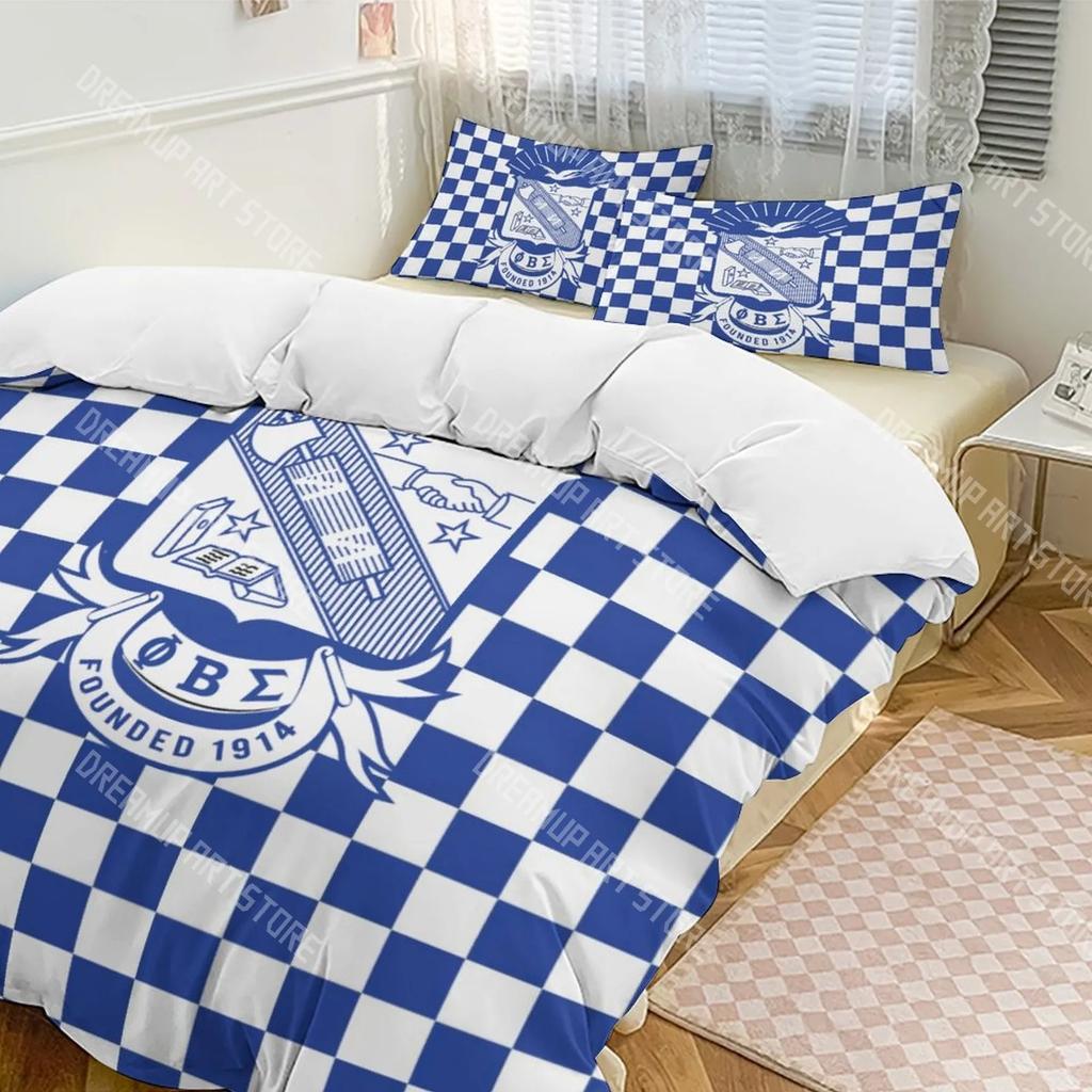 3D Print Phi Beta Sigma PBS Bedding Set Twin Queen King Full Size Duvet Cover Pillowcase Bed Boys Girls Adult Home Textiles