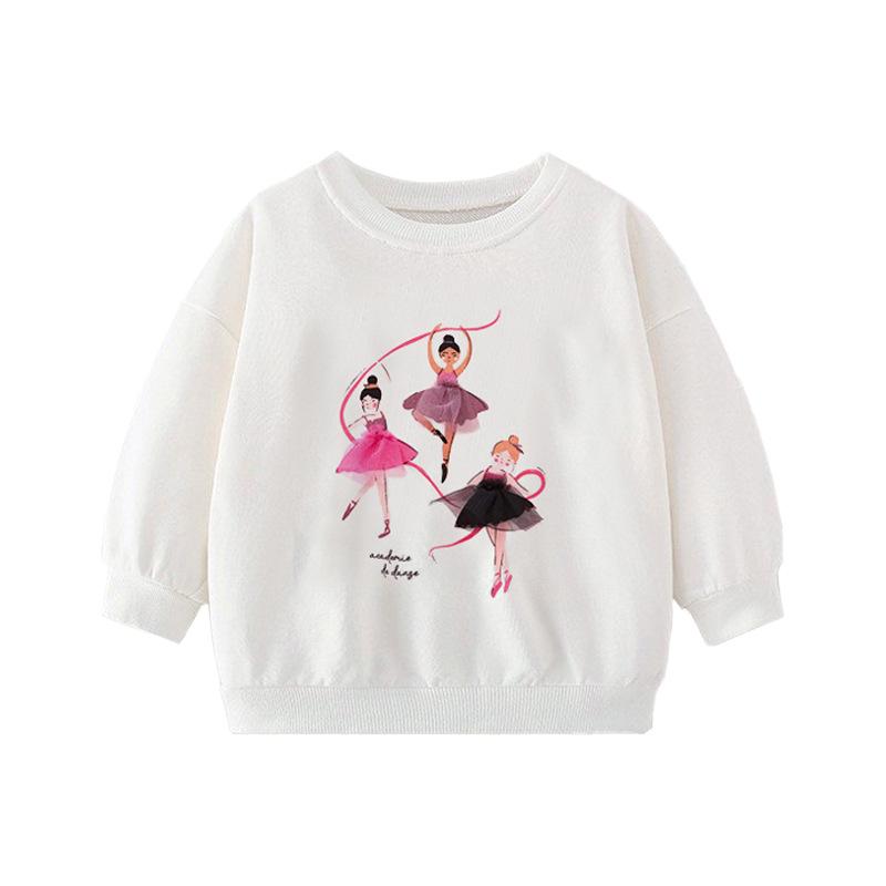 

25-Year Autumn/Winter Children s Cute Mesh Round-Neck Long-Sleeve Sweatshirt 3 Years (90 cm)