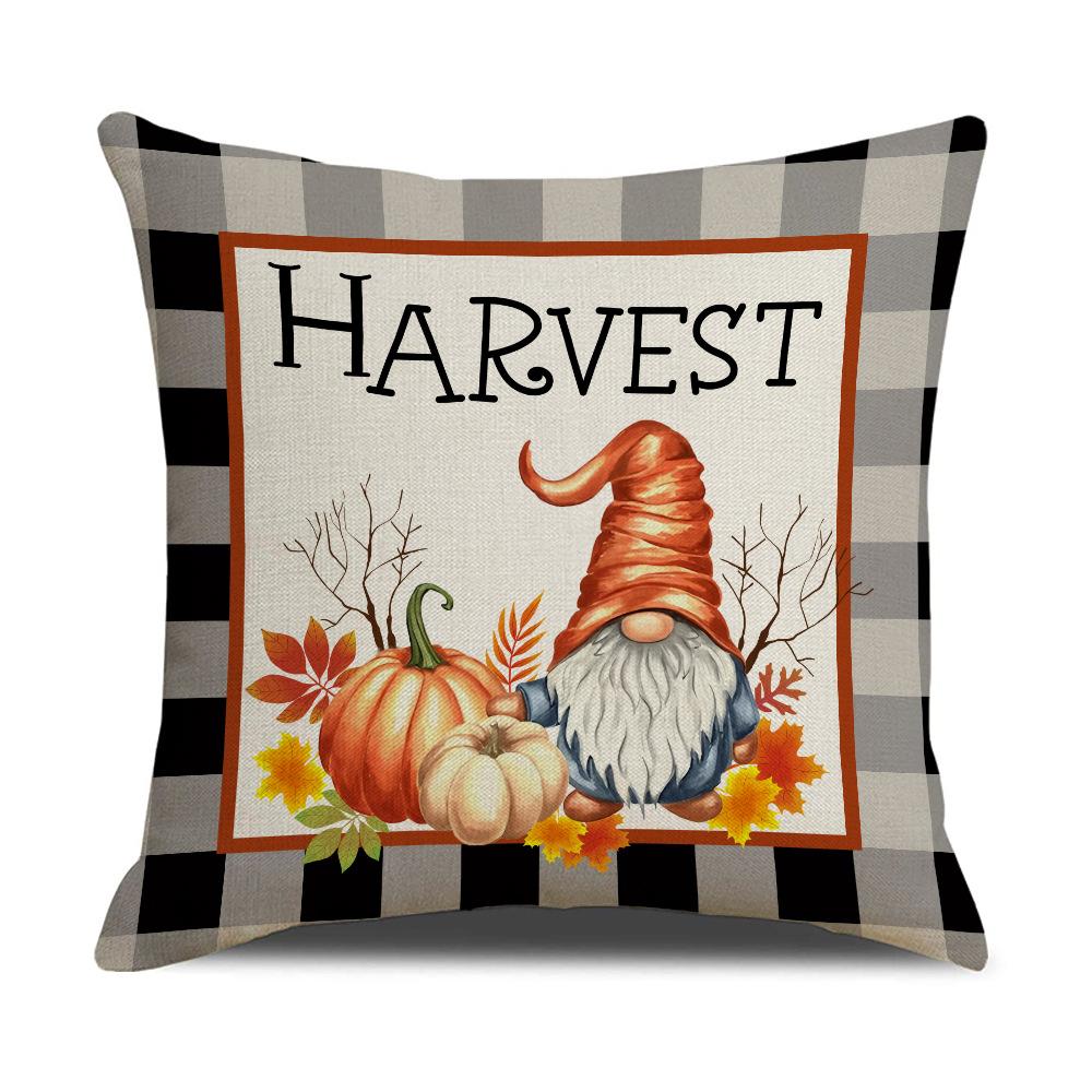 Decorate Home Thanksgiving Maple Leaf Pumpkin Pillowcase Living Room Bedroom Sofa Car Pillowcase