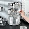360 Degree Rotating Cosmetic Storage Rack Adjustable Layer Cosmetic Storage Rack With Slot Top Rotating Skincare Device