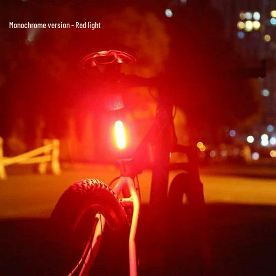 USB Rechargeable High Brightness Bike Tail Light - Road & Mountain Cycling Accessory