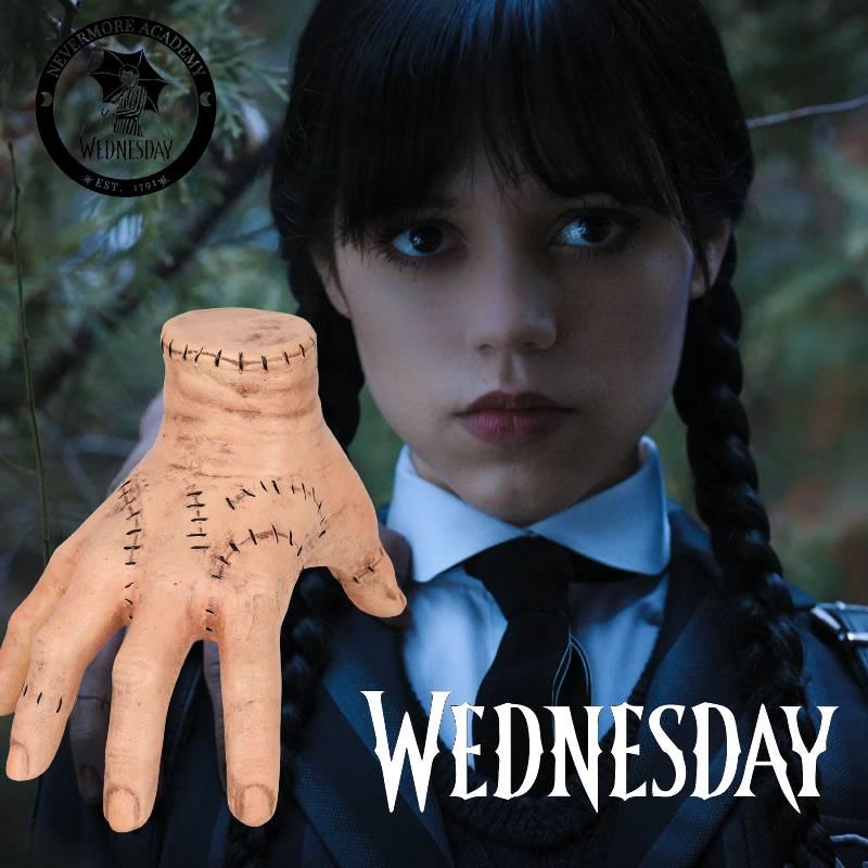 Addams Family Wednesday Hand Figure Latex Decorations Cosplay Fans