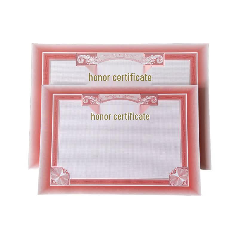 Yumao A4 Certificate Inner Pages (100 Sheets)
