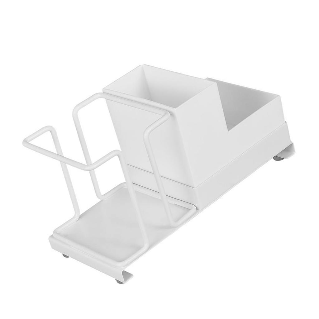 Disposable Cup Holder Prevent Slip Disposable Coffee Cup Dispenser with Tea Bag Box for Home Bar Counter