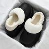 Thick-soled Cotton Slippers, New Winter Home Heightening Plush Warm and Non-slip Cotton Shoes for External Wear