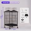 Large Bird Cage for Parrots and Mynahs Spacious Aviary for Finch Budgie Lovebird Professional Breeding Habitat Durable Bird Nest
