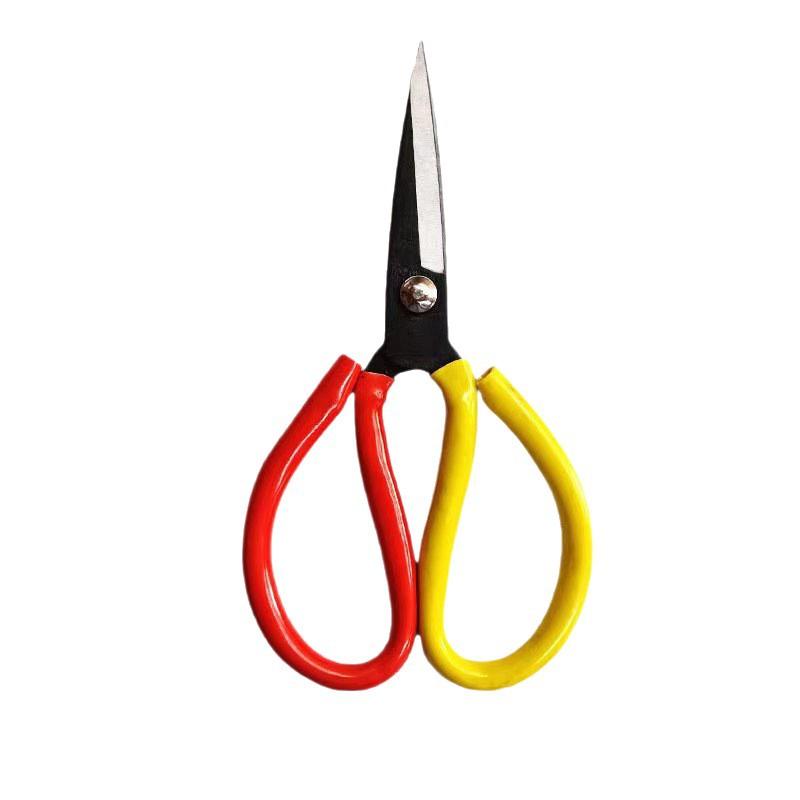 Household Large Scissors - Durable and Sharp Scissors for Cutting Fabric; Strong Pointed Tip - Wear-resistant Scissors for Sewing.