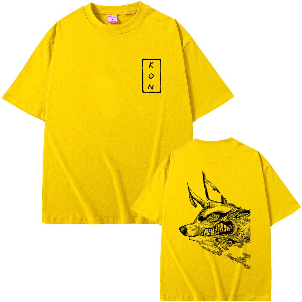 Hot Sale Anime Chainsaw Man Hayakawa Aki Summon Fox Devil Kon Graphic Tshirts Men Fashion Vintage T Shirts Manga Lovers Gift