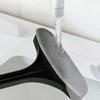 2Pcs Screen Cleaning Brush with Extended Handle 2-in-1 Brush Scraper Design Outdoor Window Screen Cleaner