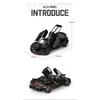 1/24 Bugatti Tourbillon With Spray Supercar Alloy Muscle Car Model Sound and Light Pull Back Children's Toy Collectibles Birthday gift