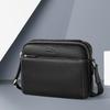 New JAGUAR Cow Leather Crossbody Bags Shoulder Bags Regular Men's Black JX1230273101