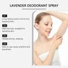 Lavender Deodorizing Spray - Natural Body Refreshing Fragrance, 60ml, Soothing & Non-Irritating