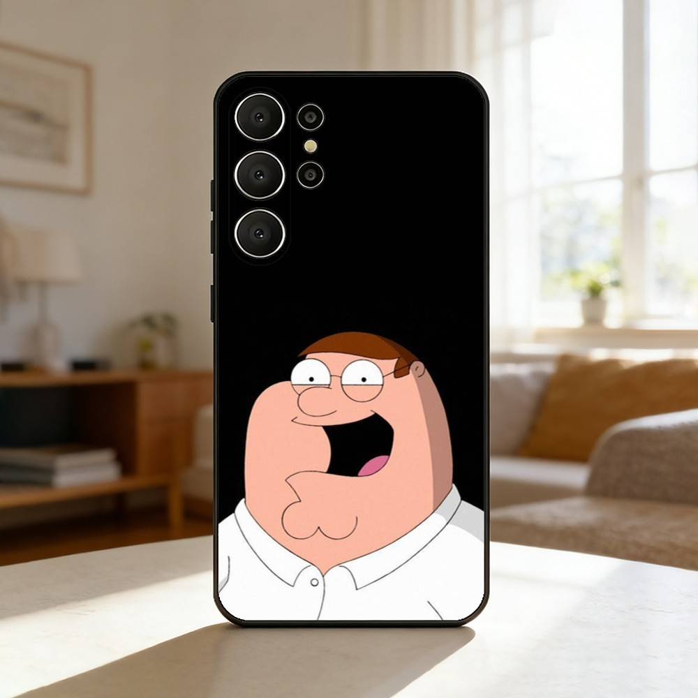 F-Family F-Funny G-Guy Phone Case For Samsung S26,S25,S24,S21,S22,S23,S30,Ultra,S20,FE,Lite,10,9,Black Cover Samsung S24fe