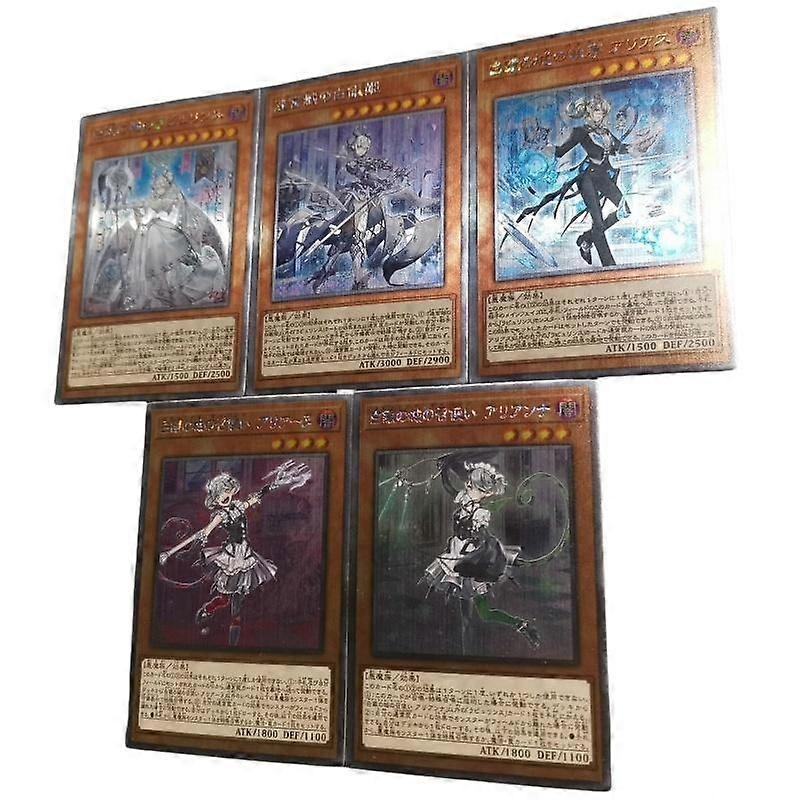 Yu-Gi-Oh! Lovely Labrynth of The Silver Castle Arianna Ariane Arias Diy Flash Card Anime Peripheral Game Collection Card Gifts