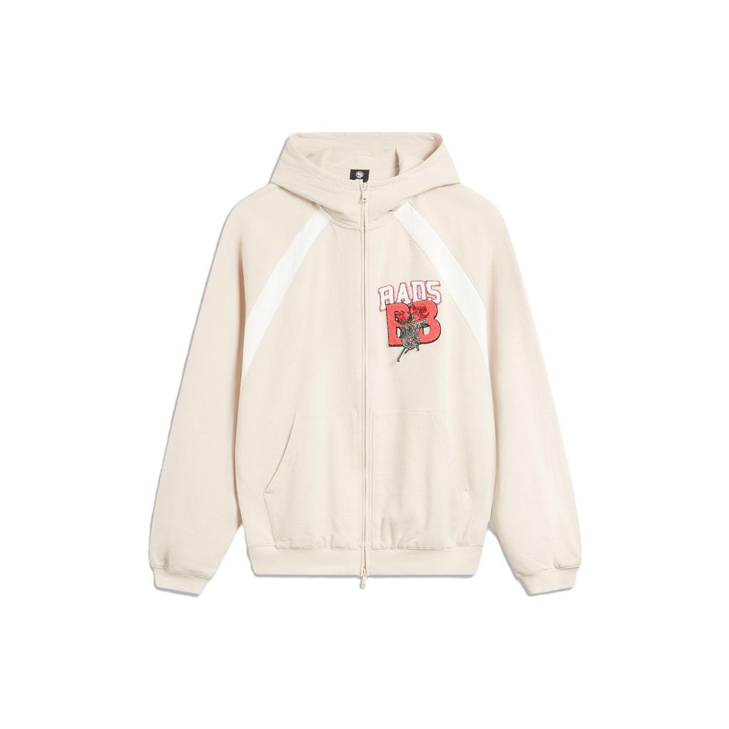 Li Ning Embroidered Hooded Sweatshirt Unisex Sweatshirts Gravel-Gray AWDTC91-3