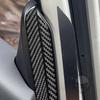 Real Carbon Fiber Car Accessories A-pillar Side Panel Decorative Trim Cover Soft Sticker For Honda Fit /Jazz GR9  2024 2025