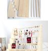 Solid Wood Jewelry Display Stand: Earring, Necklace & Bracelet Organizer.