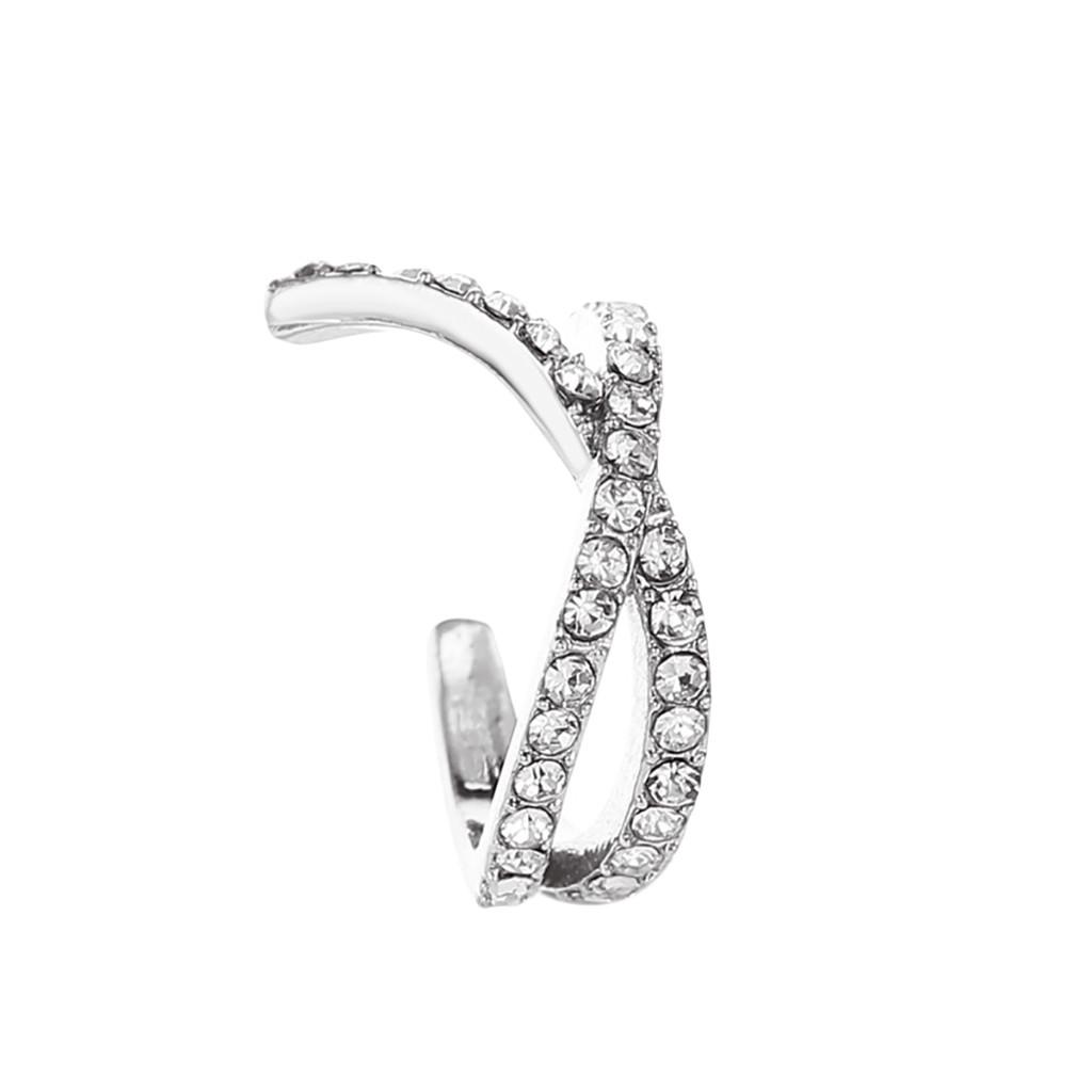 Ear Clip Cross Cartilage Earrings U-Shaped For Women Non-Piercing