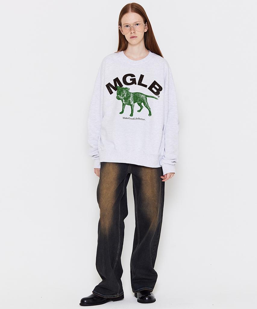 MATCHGLOBE Puppy Sweatshirt (Light Melange)