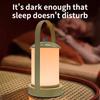 USB Rechargeable Carrying Lamp Retro Iron Night Light 3 Color Dimmable Bedroom Decoration Outdoor Camping Ambient Lighting