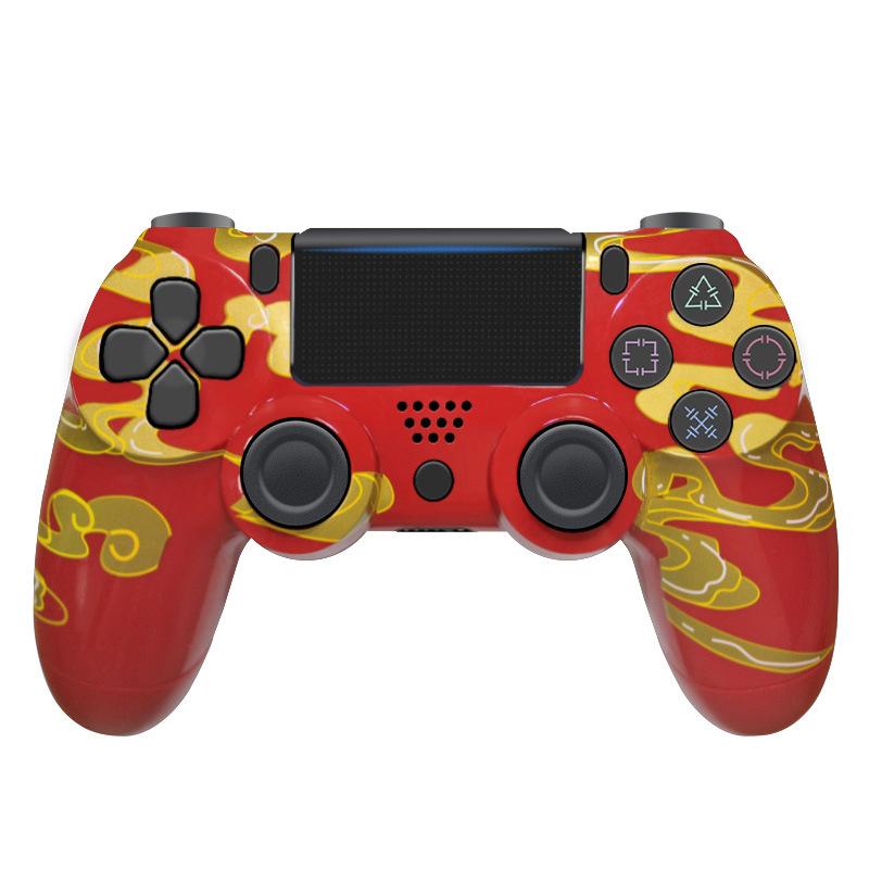 

Wireless P4 Controller with Simulated Six-axis Vibration and LEDs - P4 Game Controller for PC Gaming