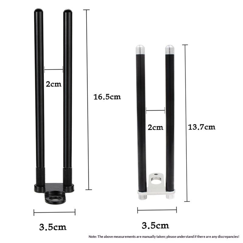Carp Fishing Accessories Aluminium Alloy Snag Bars Ears Black For Bite Alarms Windproof Carp Fishing Tackle Rod Support