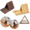 Portable 2 in 1 Wood Book Stand Reading Book Coffee Organizer Triangle Reading Stand Office