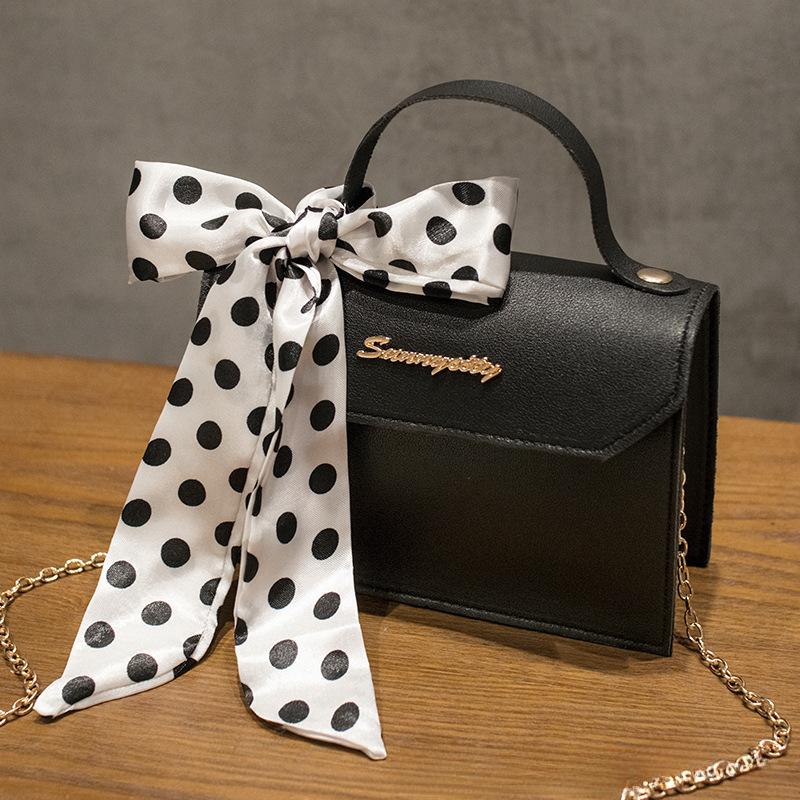 Scarf Handbag Small Bag for Women Korean Style Women's Crossbody Bag