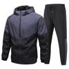 European Men's Casual Jacket & Sports Two-Piece Set - Trendy, Handsome, and Youthful