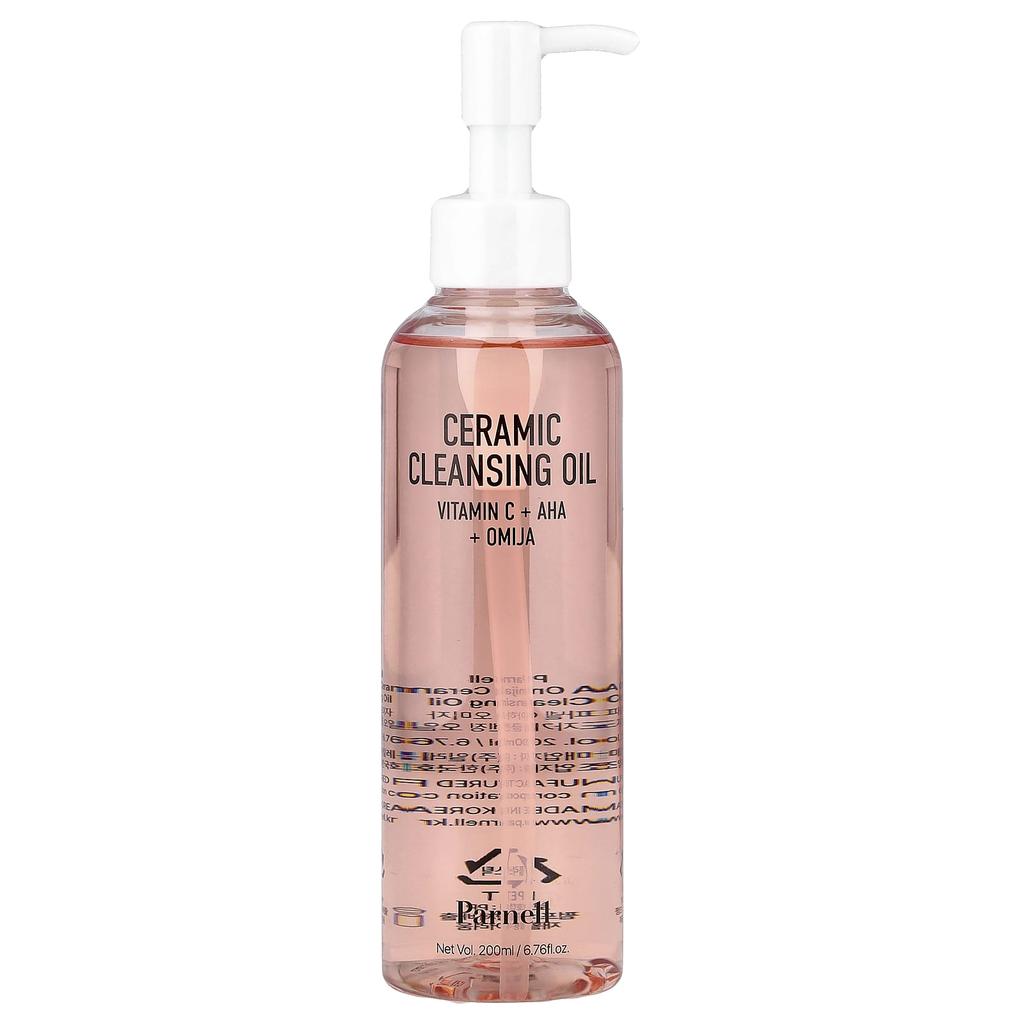 Parnell AHA Omija Ceramic Cleansing Oil, 200ml (6.76 Fl Oz)