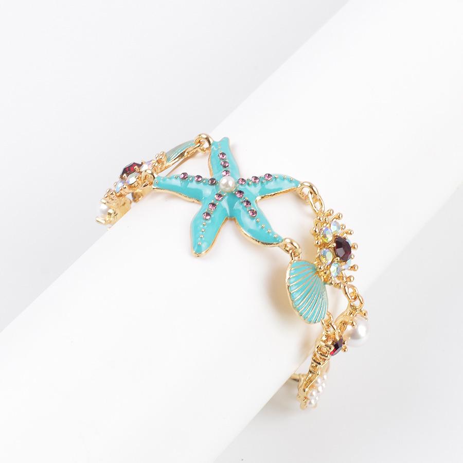

Пляжный Короткий Морская Звезда Ракушка Эмаль Морская Звезда Коралл Браслет Кристалл Ракушка Искусственный Жемчуг Браслет Летний Шарм Ювелирное Изделие Подарок