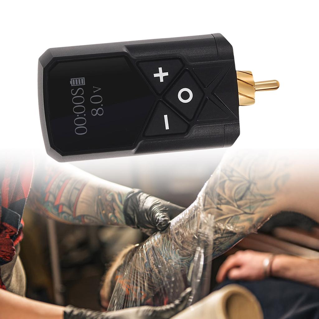 Tattooed Power Supply Tattooed Pen Battery 2400mAh Wireless Tattooed Battery Power Supply RCA Interface for Artists