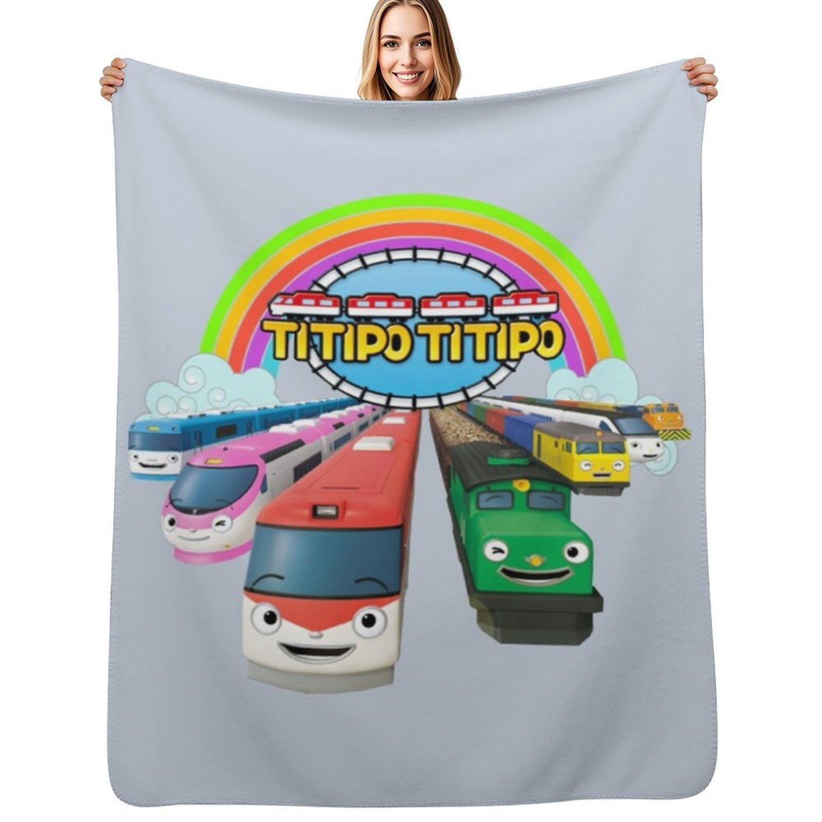 

Titipo And Friends Throw Blanket Mens Soft Warm Throw Blanket for Couch 75x100cm