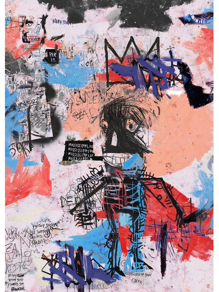 Abstract Style Painting Poster Canvas Painting Vintage Wall Art Picture For Modern Family Bedroom Decoration