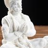 62KD Resins Hanuman Statue Figurine Hindu God of Strength Meditating Sculpture Home Tabletop Decors Buddhas Statue Ornament