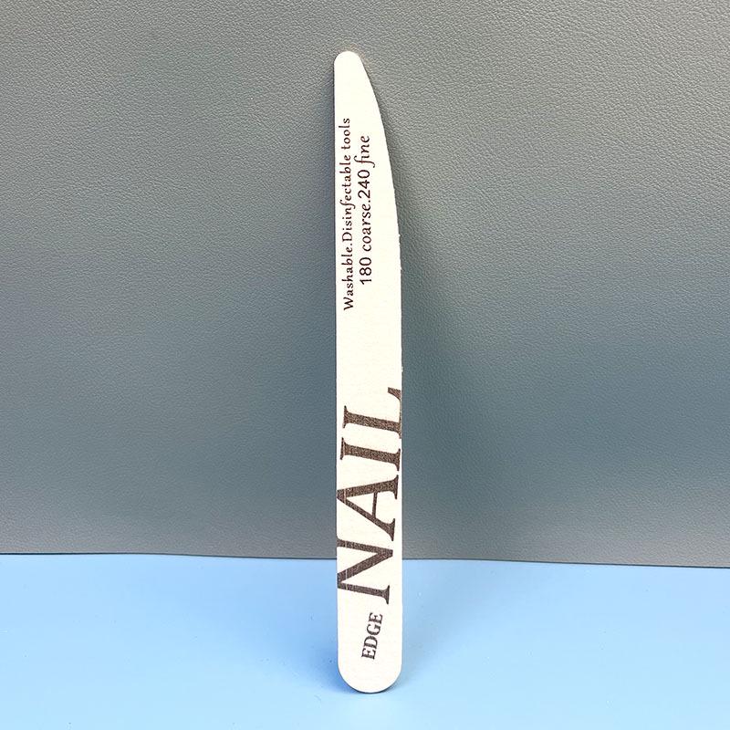 

Ultra-Thin Wood Chip Nail File Strip for Natural Nails - Durable, Washable Sandpaper for Shaping and Grinding
