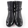Great CHANEL short boots COCO Mark Leather Ankle Boots black Women 35 22B G38067 Used
