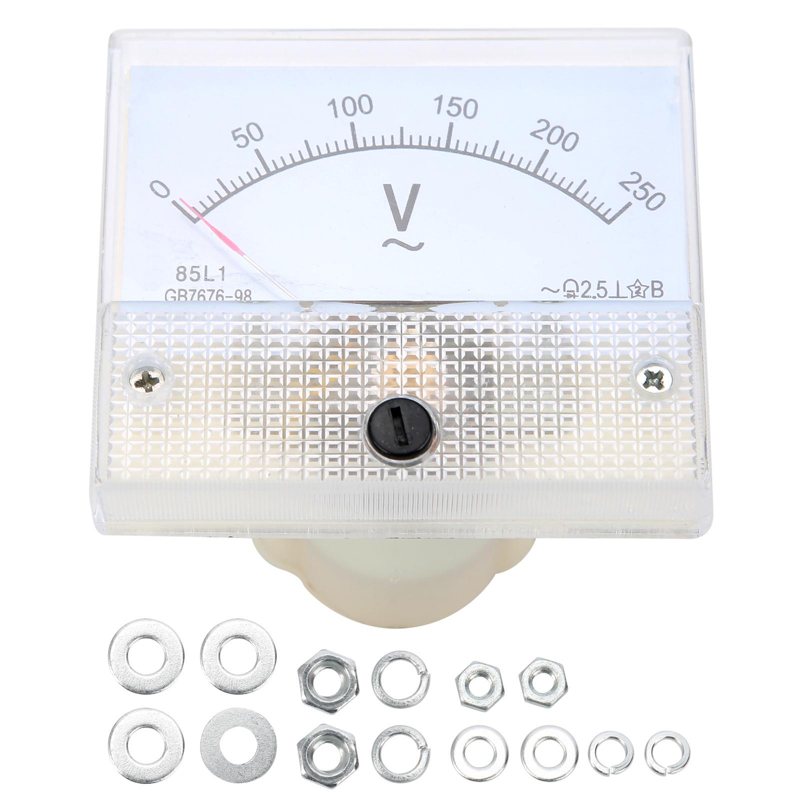 

85L1 AC 0250V HighAccuracy Pointer Voltmeter Voltage Meter Монтований прилад для вимірювання напруги
