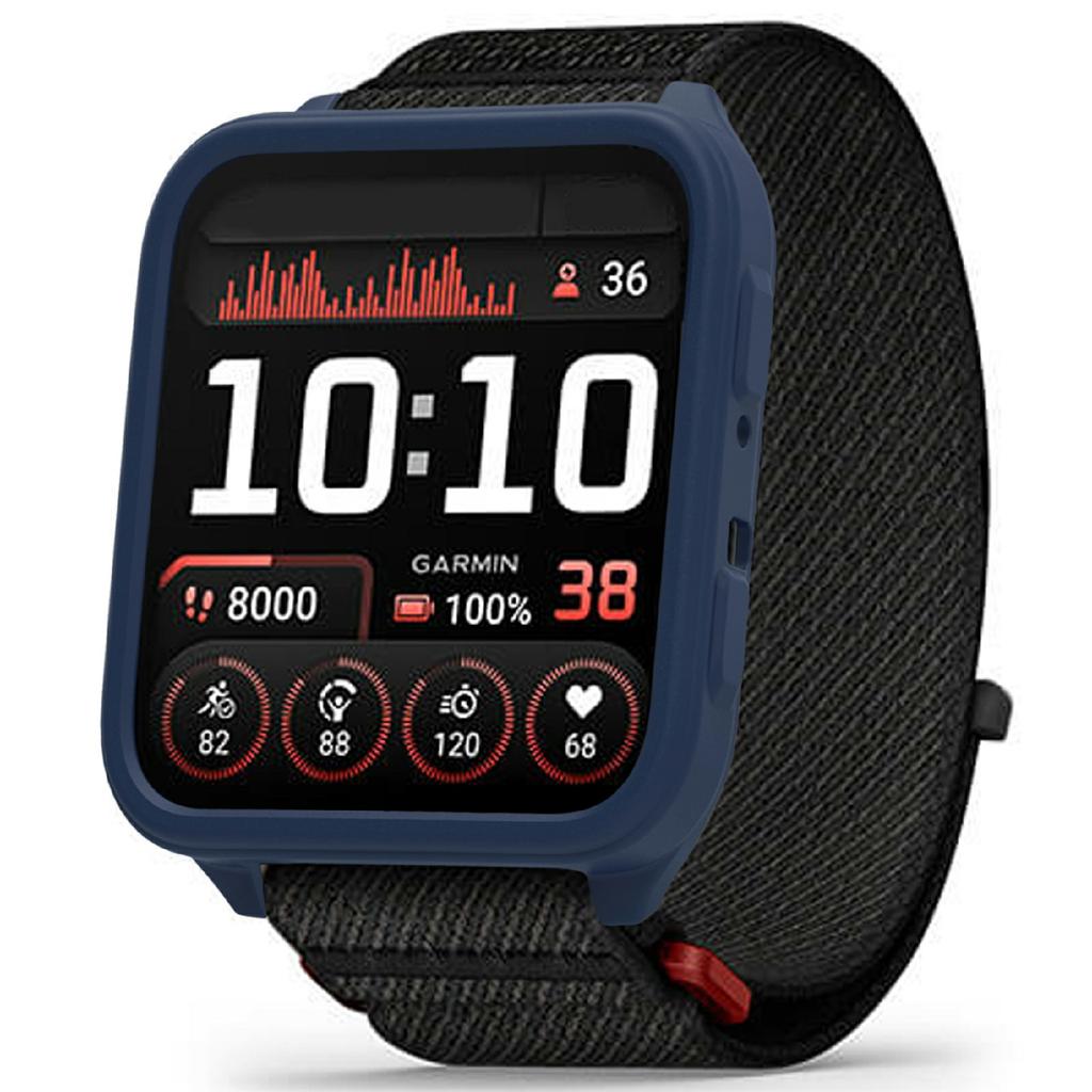 For Garmin Venu X1 Watch Case Soft Silicone Hollow Watch Frame Cover