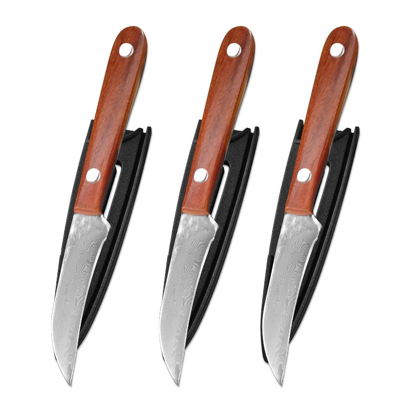 Professional Kitchen Boning Knife Damascus Steel Chef Slaughtering Fish Meat Cleaver Cutting Knives for Fruit Cooking Tools