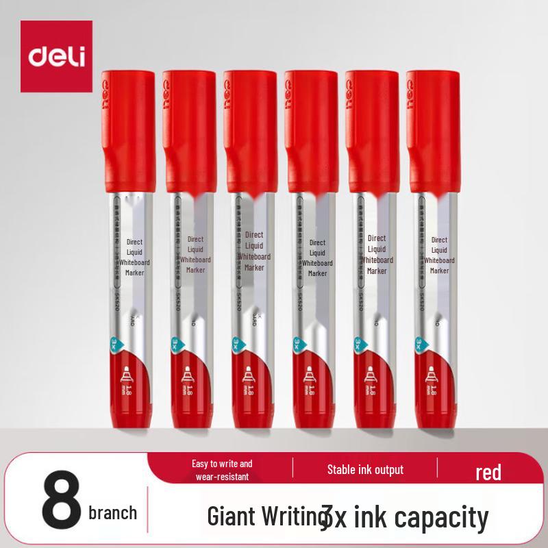 Deli Thick Tip Direct Liquid Whiteboard Marker
