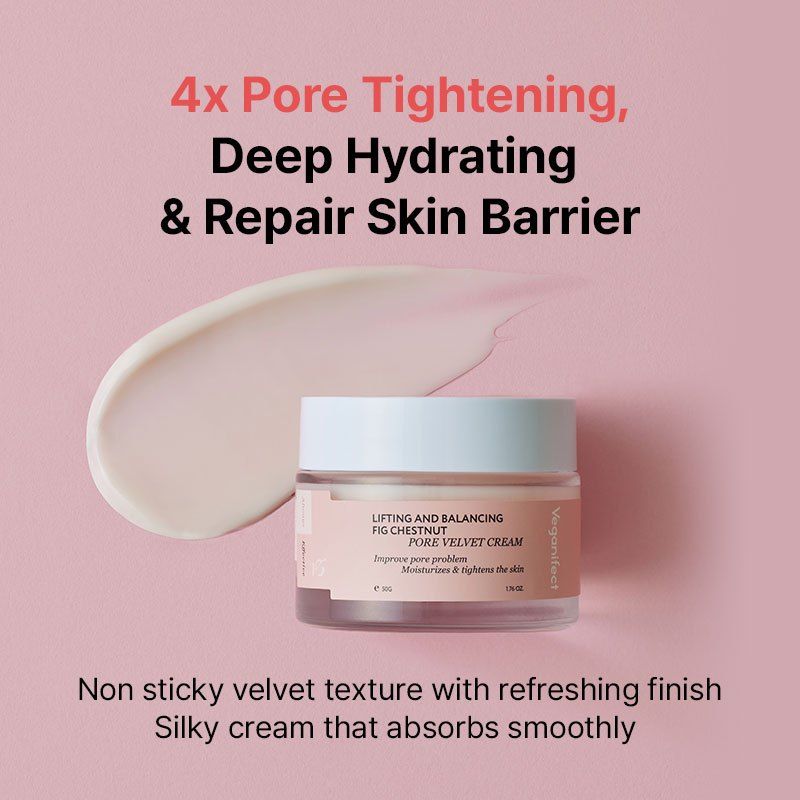 [Veganifect] Lifting- und ausgleichende Feigen-Kastanien-Poren-Samtcreme 50g